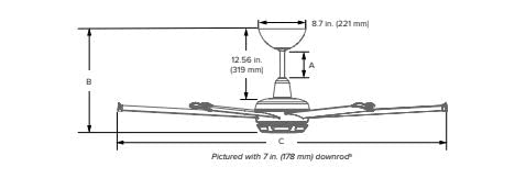 Big Ass Fans es6 Smart Ceiling Fans (Indoor/Outdoor) (72", Black)
