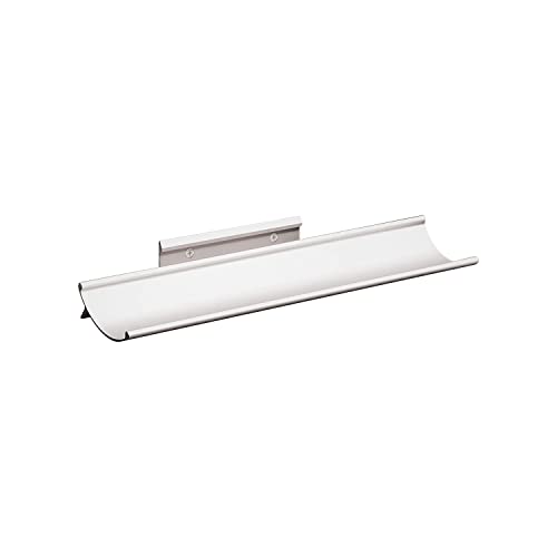 Best-Rite 48 x 96 x 1/8 Inches, Visionary Magnetic Glass Whiteboard, Frameless, Glossy White,