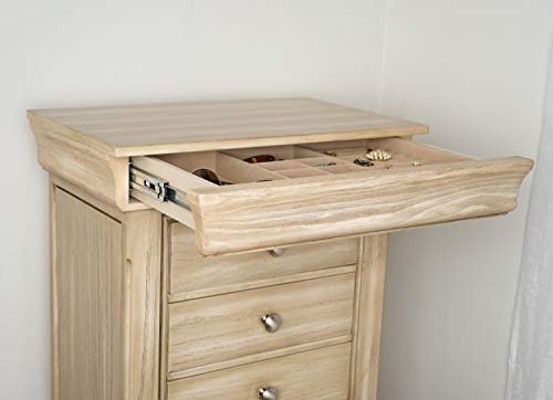 Hives and Honey Haley Jewelry Armoire, Large, Taupe