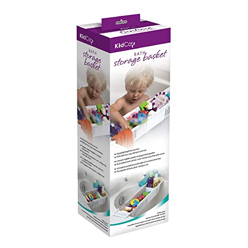 KidCo S372 Bath Storage Basket - Baby Bathtub Organizer (White)