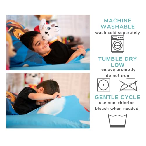 Franco Paw Patrol Kids Bedding Super Soft Compression Snuggle Sheets, Twin, (Official Nickelodeon Product)