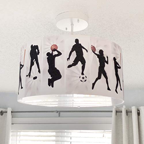 Firefly Home & Kids Lighting All Sports Semi Flush Mount Light Fixture