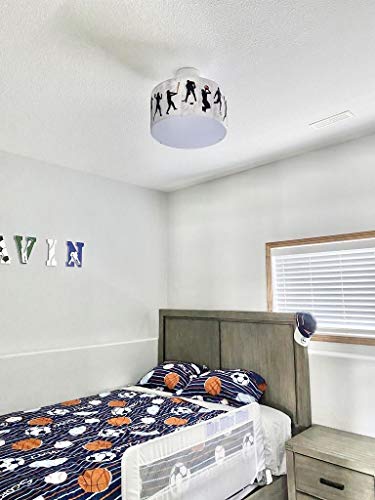 Firefly Home & Kids Lighting All Sports Semi Flush Mount Light Fixture