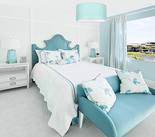 Firefly Home & Kids Lighting Turquoise Semi Flush Mount Light Fixture