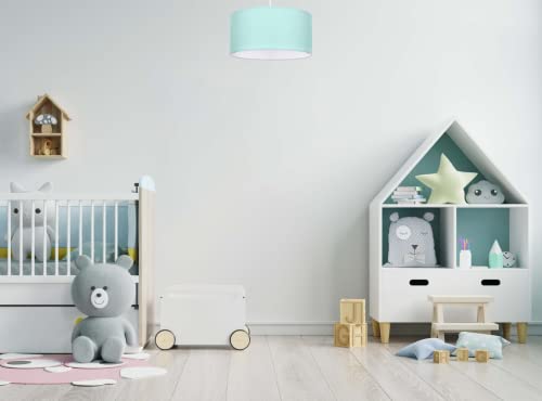 Firefly Home & Kids Lighting Turquoise Semi Flush Mount Light Fixture