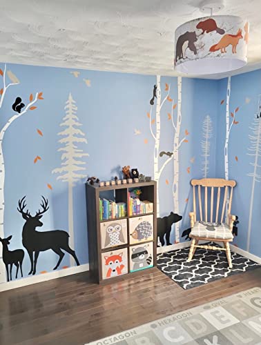 Firefly Home & Kids Lighting Woodland Semi Flush Mount Light Fixture