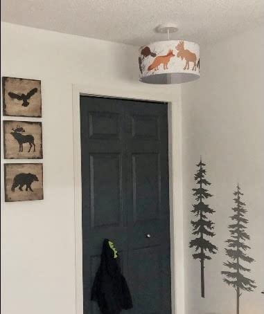 Firefly Home & Kids Lighting Woodland Semi Flush Mount Light Fixture