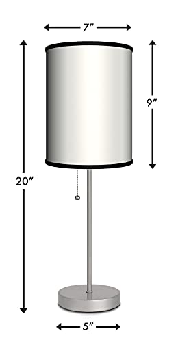 Lamp-In-A-Box Boys Space Rockets Table Lamps for Bedroom Decor, Children’s Desk Gifts, Children