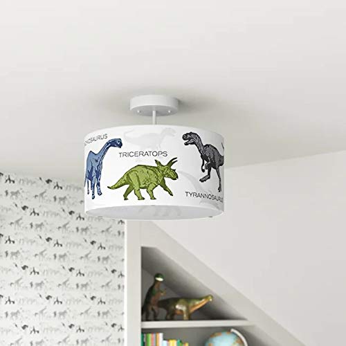 Firefly Home & Kids Lighting Dinosaur Semi Flush Mount Light Fixture
