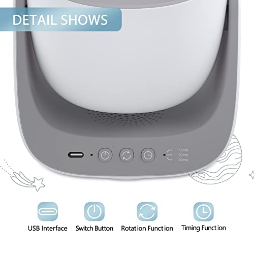 Galaxy Projector, Star Projector for Night Sky, Planetarium Galaxy Projector and Galaxy Night Light Projector for Kids, Galaxy Night Lamp as Home Planetarium, Planetarium Projector for Bedroom(Orzorz)