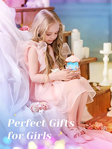 One Fire Night Light for Kids Room Decor, 72 Light Modes Sound Machine Baby Night Light Projector, Remote Timer Kids Night Lights for Bedroom, Rechargeable White Noise Kawaii Unicorns Gifts for Girls