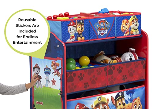 PZCXBFH Children PAW Patrol 4-Piece Playroom Set Includes Table with 2 Chairs and Deluxe Toy Box, Blue red