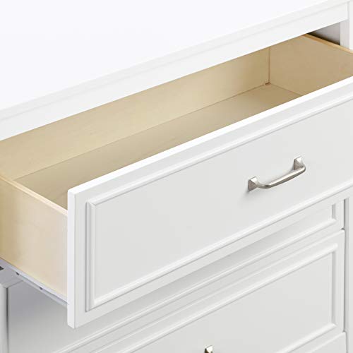 DaVinci Charlie 3-Drawer Dresser in White , 35x20x34 Inch (Pack of 1)