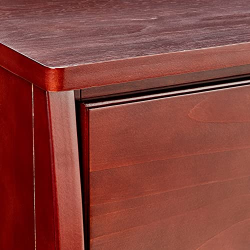 Delta Children Bentley Six Drawer Dresser, Greenguard Gold Certified, Black Cherry Espresso