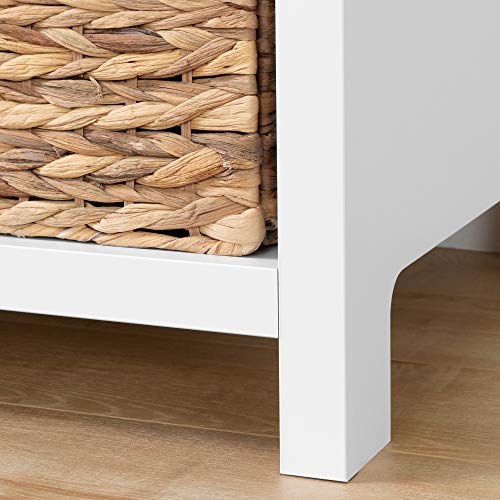 South Shore Cotton Candy 3-Drawer Dresser with Baskets, Pure White
