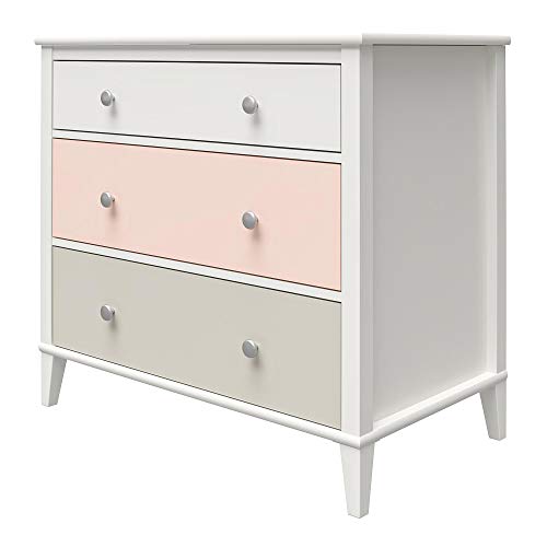 Little Seeds Monarch Hill Poppy 3 Drawer Dresser, Peach