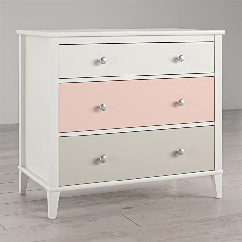 Little Seeds Monarch Hill Poppy 3 Drawer Dresser, Peach