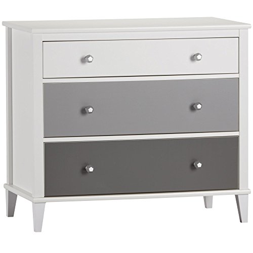Little Seeds Monarch Hill Poppy 3 Drawer Dresser, Gray