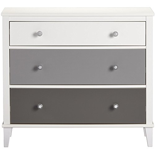 Little Seeds Monarch Hill Poppy 3 Drawer Dresser, Gray