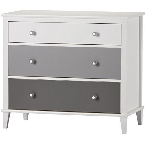 Little Seeds Monarch Hill Poppy 3 Drawer Dresser, Gray