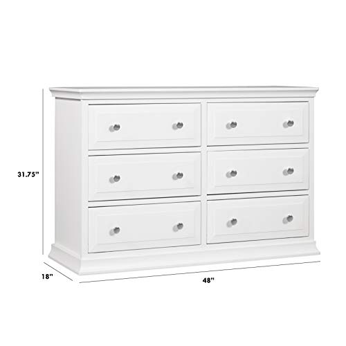 DaVinci Signature 6-Drawer Double Dresser in White