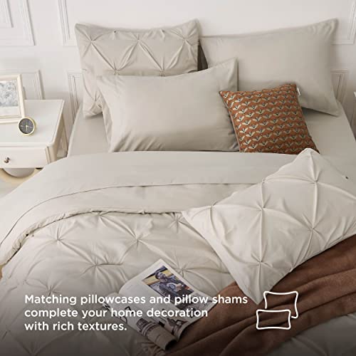 Bedsure Full Size Comforter Sets - Bedding Sets Full 7 Pieces, Bed in a Bag Beige Bed Sets with Comforter, Sheets, Pillowcases & Shams, Adult & Kids Bedding