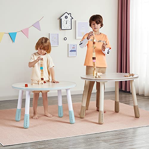 DIOSHOME Kid Table, Doodleable Kid Activity Table, Height Adjustable Kid Play Table. Suitable for Boys and Girls Under 10 Years Old.