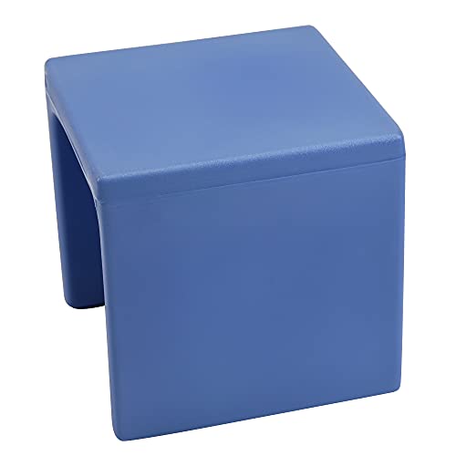 Children's Factory-CF910-013 Cube Chair for Kids, Flexible Seating Classroom Furniture for Daycare/Playroom/Homeschool, Indoor/Outdoor Toddler Chair, Sky Blue