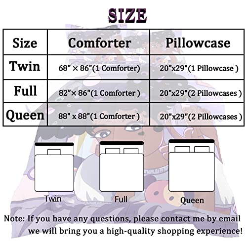 Black Girls Magic Comforter Set Purple Comforter Set Full Girls Bedding Sets Full 3 Piece Purple Kids Bedding Sets for Girl Bedroom with 1 Comforter + 2 Pillowcases