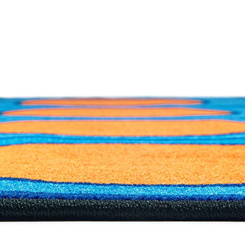 Carpets for Kids Seating Circles Rug 4218, Rectangle 8ft x 12ft Physical Distance Carpet