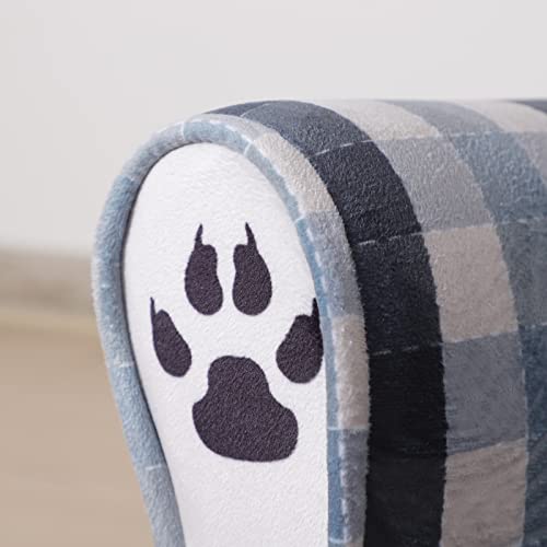 AFBKSS&BB Children Sofa, Kids Armrest Chair, Sturdy Wood Construction Kids Furniture, Armchair Couch for Preschool Children, Lightweight Toddler Sofa Chair, Puppy Pattern