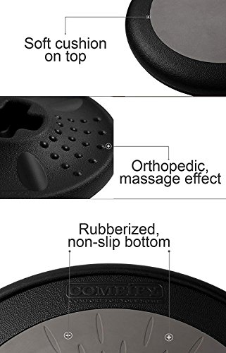 Studico ActiveChairs Adjustable Wobble Stool, Flexible Classroom Seating, Improves Focus, Posture and Helps ADHD/ADD, Sensory Chair, Active Fidget Chairs Adjusts from 16.65" to 23.75" Ages 13-18 Black