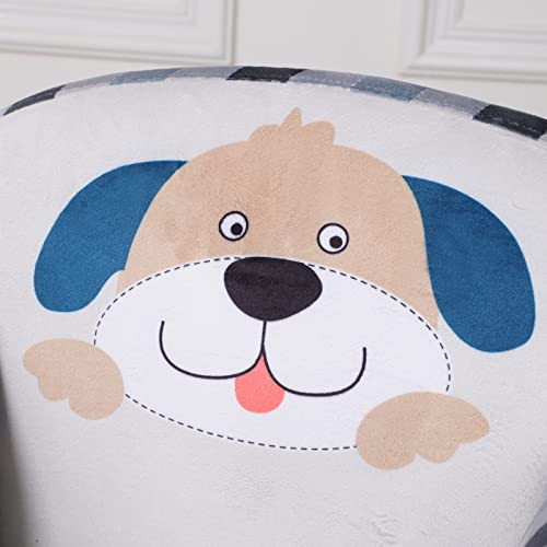 AFBKSS&BB Children Sofa, Kids Armrest Chair, Sturdy Wood Construction Kids Furniture, Armchair Couch for Preschool Children, Lightweight Toddler Sofa Chair, Puppy Pattern