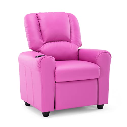JC Home Kids Recliner, Hot Pink