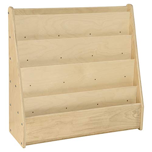Contender Kids Single-Sided Bookcase [FULLY ASSEMBLED], 5 Shelves Front Facing Kids Bookshelf, Baltic Birch Plywood Book Display [Greenguard Gold Certified]