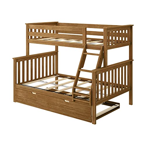 Max & Lily Twin-Over-Full Bunk Bed with Trundle