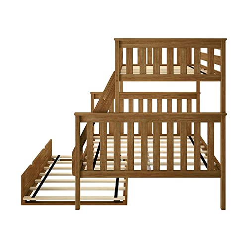 Max & Lily Twin-Over-Full Bunk Bed with Trundle