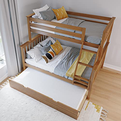 Max & Lily Twin-Over-Full Bunk Bed with Trundle