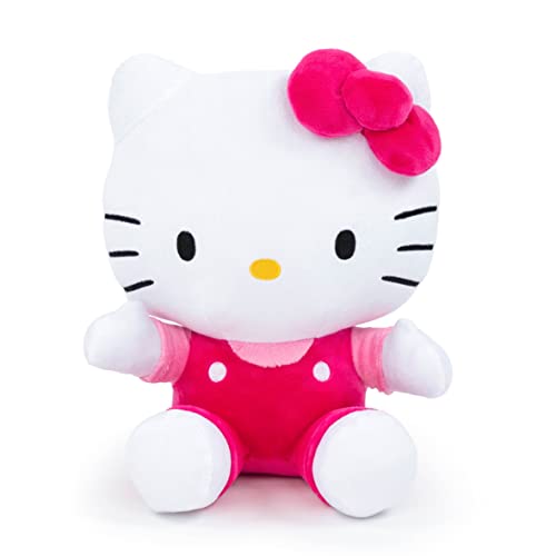 Hello Kitty Hello Girly Mini Pillow Buddy and 46 Inch x 60 Inch Throw Set - Kids Super Soft 2 Piece Blanket Set (Official Hello Kitty Product)