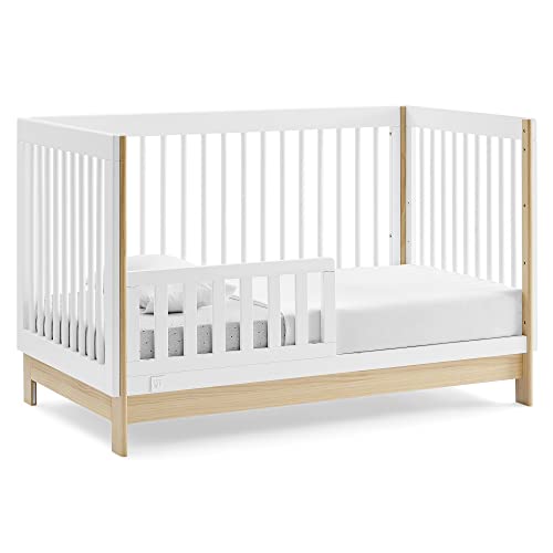 Delta Children babyGap Tate 4-in-1 Convertible Crib - Greenguard Gold Certified, Bianca White/Natural