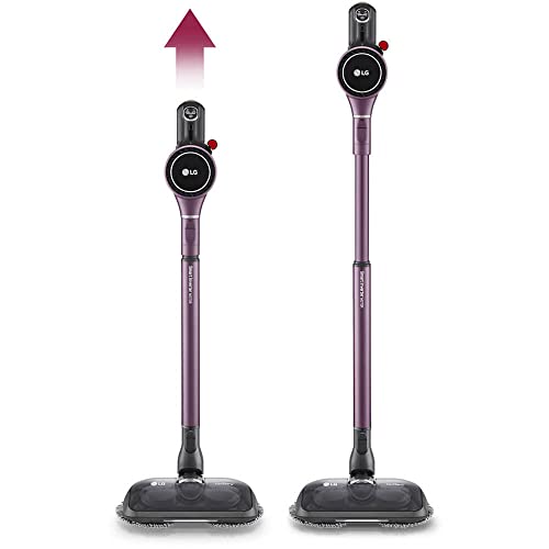 LG CordZero Cordless Stick Vacuum Cleaner w/ 2 Batteries for Up to 120 Min Run Time, Mop Combo, Lightweight, Powerful Floor Cleaning for Carpet, Floor, Hardwood, Pet Hair, High-Capacity Dust Bin, A929