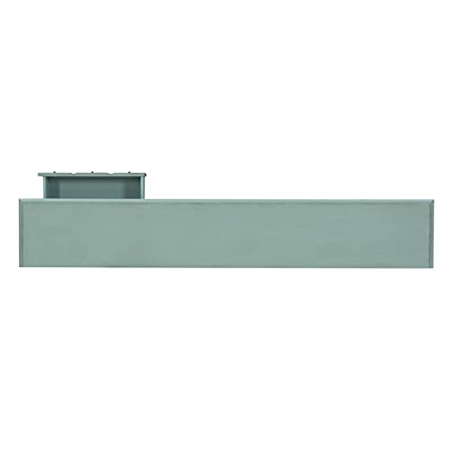 Powell Furniture Sadie Long Console Table, Teal