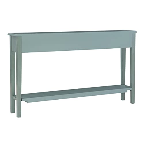 Powell Furniture Sadie Long Console Table, Teal