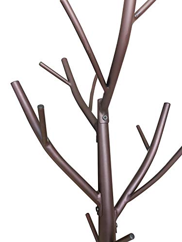 Kings Brand Bronze - Finish Metal Hall Tree Coat & Hat Rack with Branches