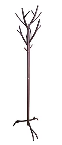 Kings Brand Bronze - Finish Metal Hall Tree Coat & Hat Rack with Branches