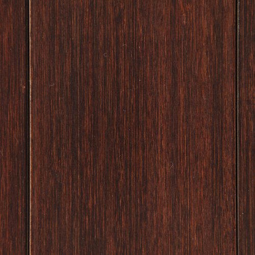 Anji Mountain Deluxe Bamboo Roll-Up Chairmat, 60 x 48-Inch, 8mm Thick, Dark Cherry