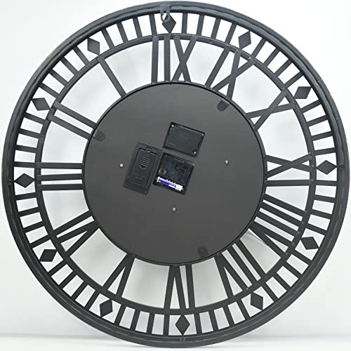 Large Industrial Steampunk Wall Clock - 24 Inch