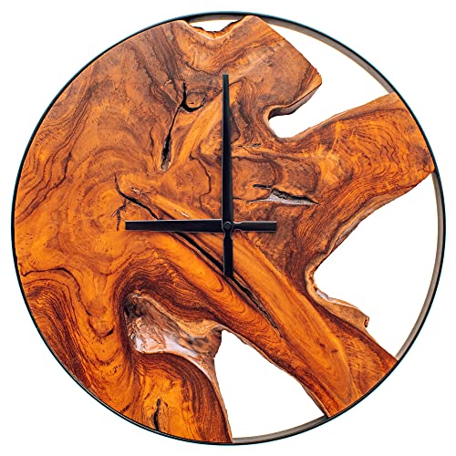 Gamoora Rustic Wood Wall Clock