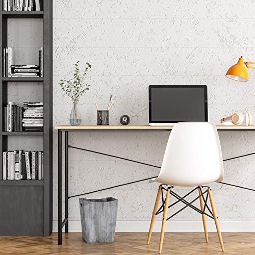 Office Trash Can Wood Wastebasket Farmhouse Style Rustic Wood Trash Can with Handle Durable Small Trash Can Wooden Country Style Garbage Container Bin for Bathroom, Office, Bedroom, Living Room