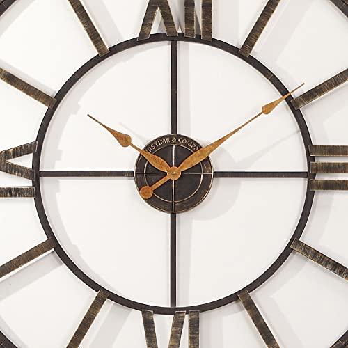 FirsTime & Co. XL Bronze Wall Clock